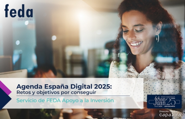 Fotografía de Agenda España Digital 2025. Retos y Objetivos por Conseguir, ofrecida por FEDA