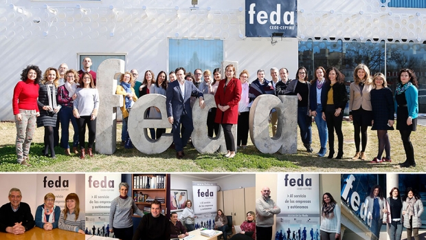 Fotografía de Equipo técnico de FEDA en la sede central en Albacete y en sus delegaciones., ofrecida por FEDA