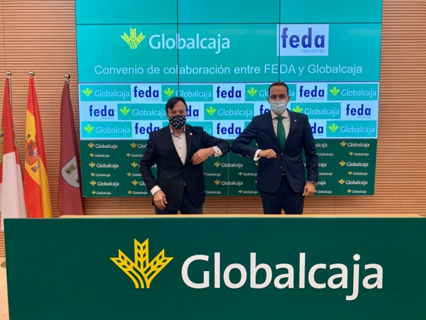 Fotografía de FEDA y Globalcaja estrechan lazos por el fortalecimiento del sector empresarial de la provincia, ofrecida por FEDA
