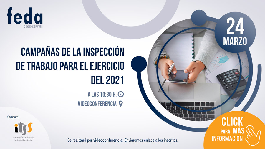 Campañas de la Inspección de Trabajo y Seguridad Social para el año 2021