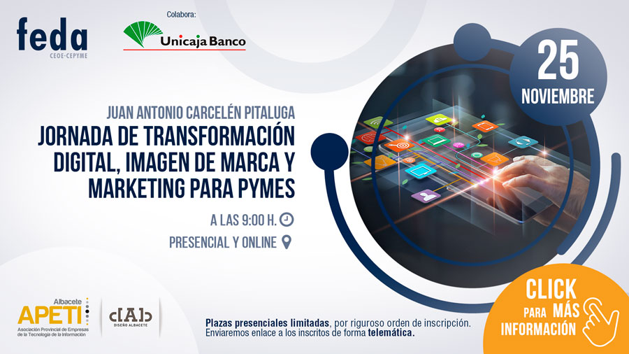 Jornada de transformación digital, imagen de marca y marketing para PYMES