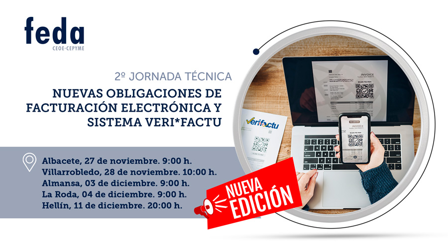 2º Jornada Técnica. Nuevas Obligaciones de Facturación Electrónica y Sistema Veri*Factu