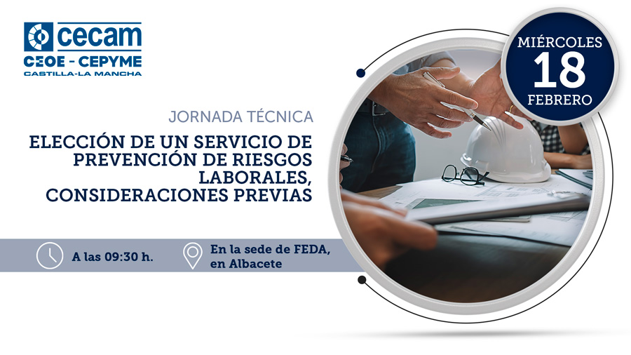 Jornada Técnica: Elección de un servicio de prevención de riesgos laborales, consideraciones previas
