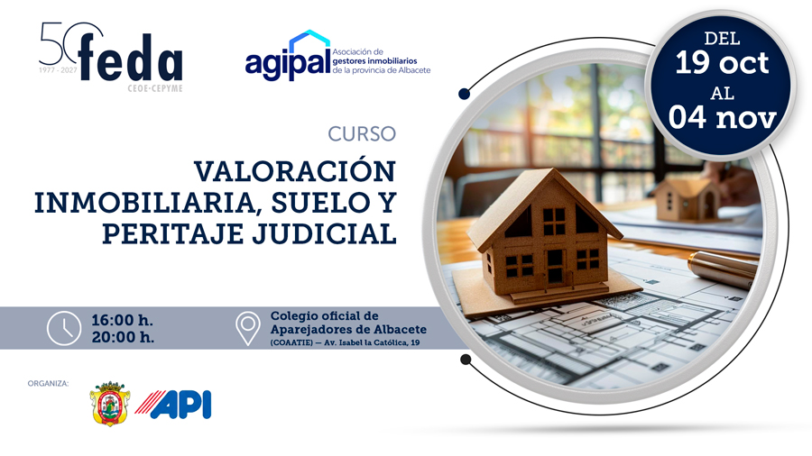 Curso: Valoración inmobiliaria, suelo y peritaje judicial