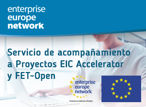 Servicio de acompañamiento a Proyectos EIC Accelerator y FET-Open