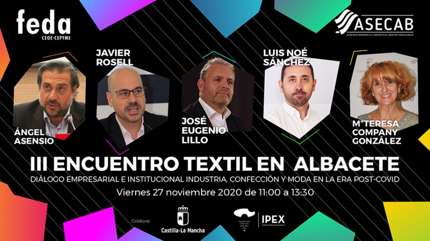 Diálogo empresarial e institucional en FEDA sobre el futuro de la industria textil, confección y moda
