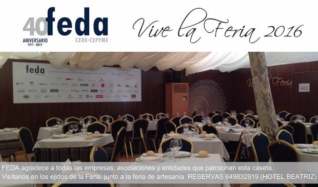 Fotografía de Vive la Feria de Albacete’2016. Caseta FEDA, ofrecida por FEDA