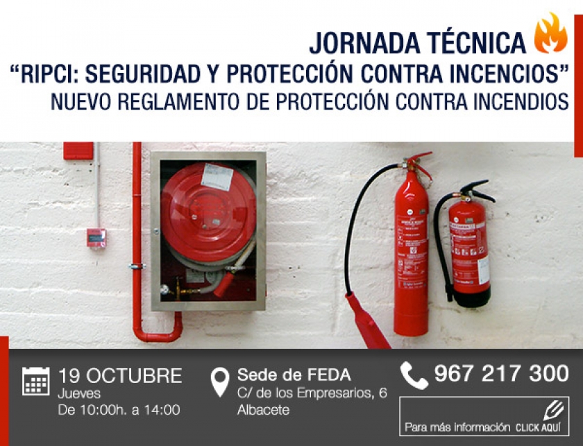 Fontaneros, calefactores y empresas de seguridad se ponen al día en FEDA sobre el nuevo reglamento de instalaciones de protección contra incendios