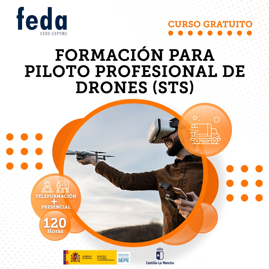 Formación para Piloto Profesional de Drones (STS)