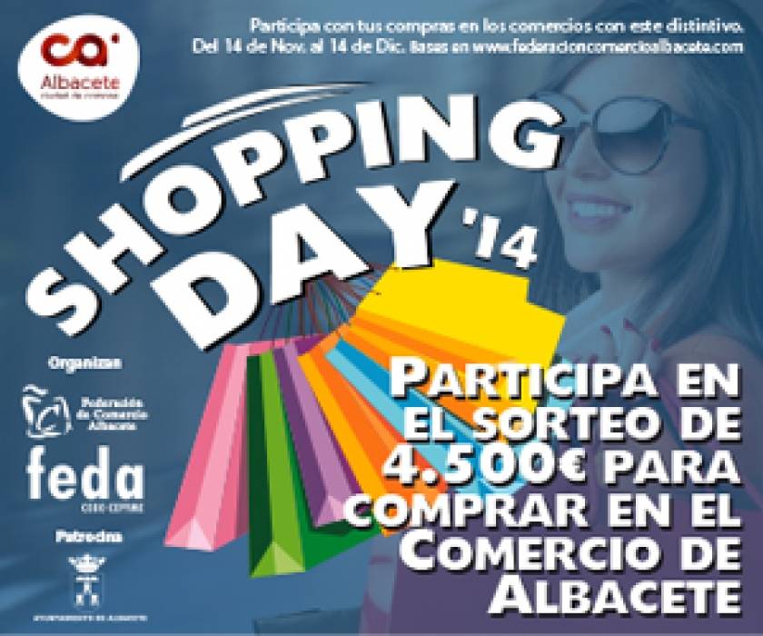 La Federación de Comercio ha puesto en marcha un año más la campaña “Shopping Day 2014”, con 4.500 euros en premios