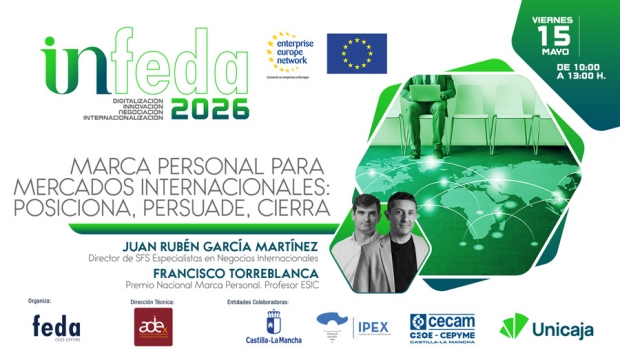 Fotografía de Marca personal para mercados internacionales:  Posiciona, persuade, cierra, ofrecida por FEDA
