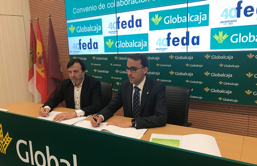 Globalcaja renueva el convenio financiero con FEDA como una muestra más del compromiso con el mundo de la empresa de la provincia de Albacete