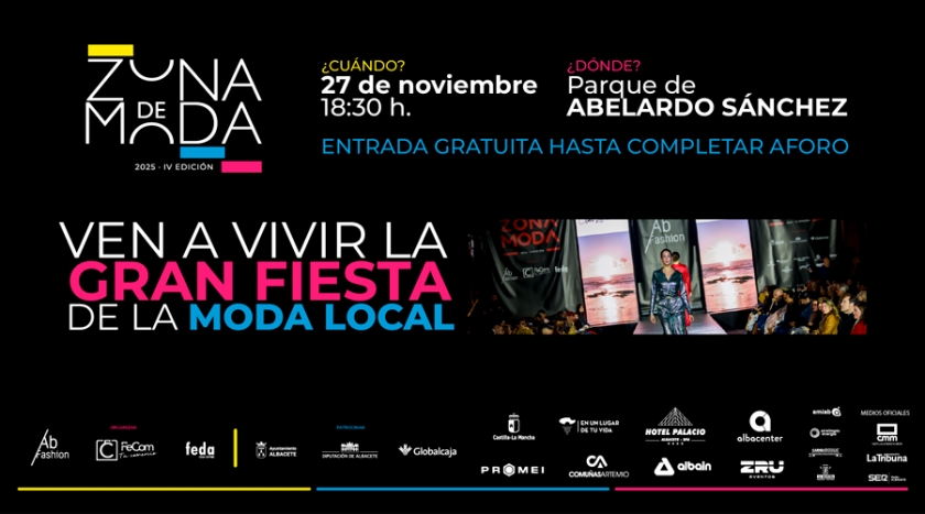 El desfile del comercio “Zona de Moda” se celebrará en el Parque Abelardo Sánchez el jueves día 27 de noviembre