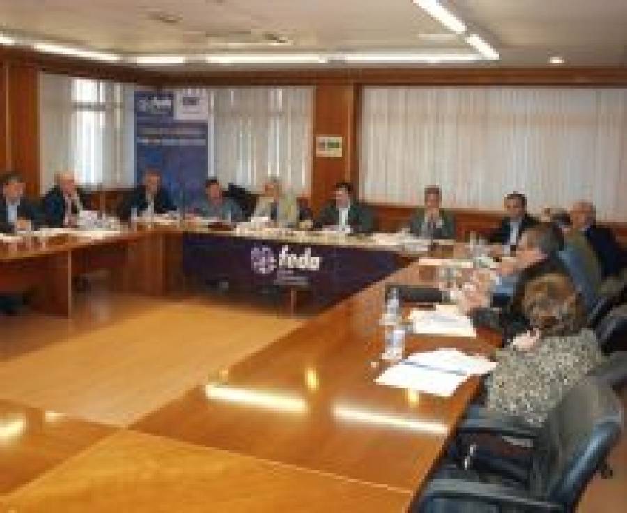 Fotografía de SOS del Comité Ejecutivo de FEDA ante la crítica situación de las empresas, ofrecida por FEDA