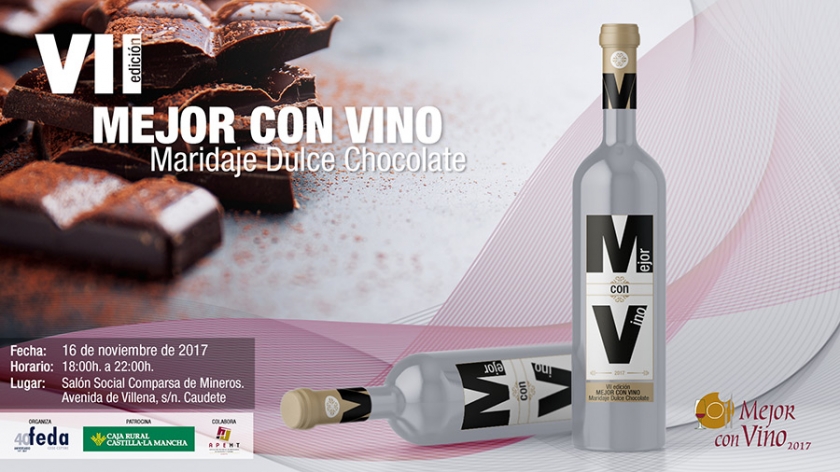 FEDA presenta en Caudete el maridaje con chocolate en la VII Edición de “Mejor Con Vino”