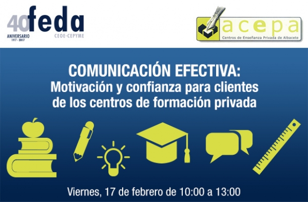 Fotografía de Jornada de FEDA y ACEPA sobre la comunicación efectiva en los centros de formación privada, ofrecida por FEDA