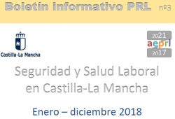 Fotografía de SEGURIDAD Y SALUD EN CLM, Boletín informativo PRL (enero - diciembre 2018), ofrecida por FEDA