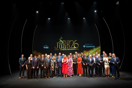 Fotografía de El tejido empresarial de la provincia de Albacete brilla en unos emotivos Premios San Juan 2026, ofrecida por FEDA