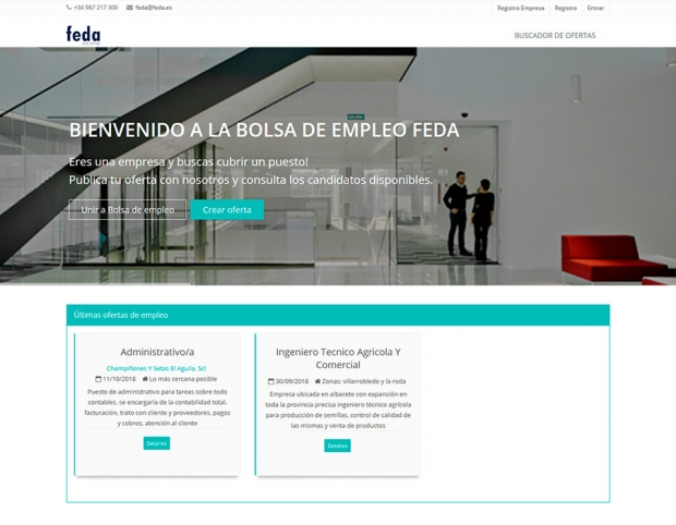 Fotografía de FEDA renueva su bolsa de empleo on-line, con una herramienta más ágil y actualizada, ofrecida por FEDA