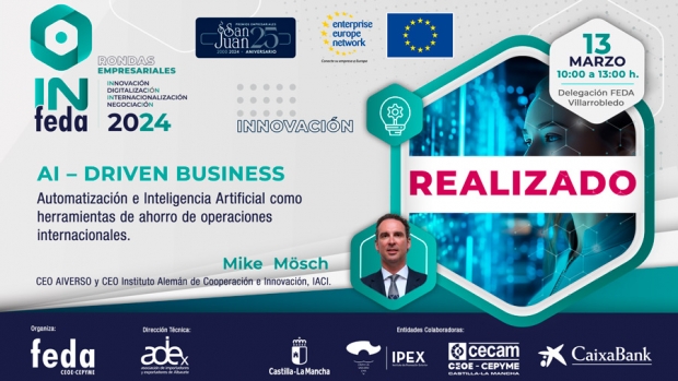 Fotografía de AI – DRIVEN BUSINESS.  Automatización e Inteligencia Artificial como herramientas de ahorro de costes operativos en operaciones internacionales., ofrecida por FEDA