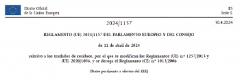 Reglamento (UE) 2024/1157 del Parlamento Europeo y del Consejo de 11 de abril de 2024, relativo a los traslados de residuos