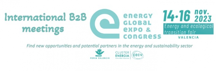 Encuentros internacionales (versión híbrida- Valencia y online) en el Energy Global Expo &amp; Congress 2023. 14-17 noviembre 2023.