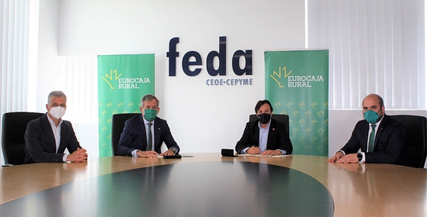 Fotografía de FEDA y Eurocaja Rural reafirman su alianza respaldando proyectos empresariales para  incentivar la actividad económica, ofrecida por FEDA
