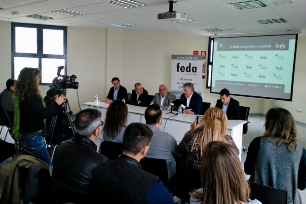 Fotografía de La nueva junta local de FEDA en Villarrobledo se presenta ante la sociedad articulada de la ciudad roblense, ofrecida por FEDA