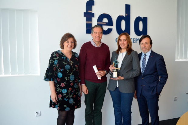 Fotografía de El Gobierno de Castilla-La Mancha entrega el Premio Mujer Empresaria a Rosario Jiménez, de Seguridad Extin-Alba, ofrecida por FEDA