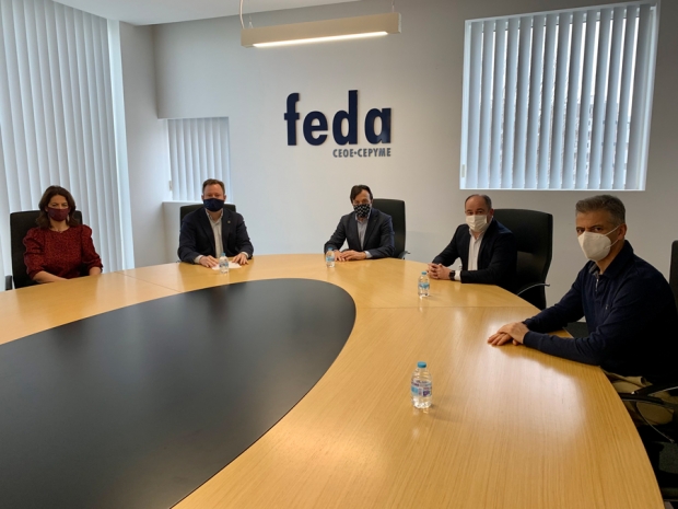 Fotografía de El equipo de Gobierno se reúne con FEDA para exponer sus líneas del Presupuesto de 2021 y definir los proyectos estratégicos de la ciudad, ofrecida por FEDA