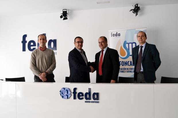 Fotografía de AFONCALBA firma un convenio con Gas Natural Castilla-La Mancha para la promoción de la eficiencia energética en Albacete, ofrecida por FEDA