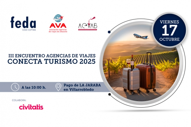 Fotografía de El enoturismo, desde FEDA, pone en común a las asociaciones de agencias de viajes y los empresarios de vinos en el III Encuentro “Conecta Turismo”, ofrecida por FEDA