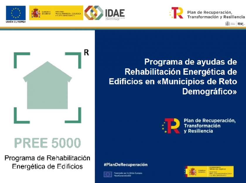 Ayudas para actuaciones de rehabilitación energética en viviendas y edificios de viviendas existentes (PREE 5000)