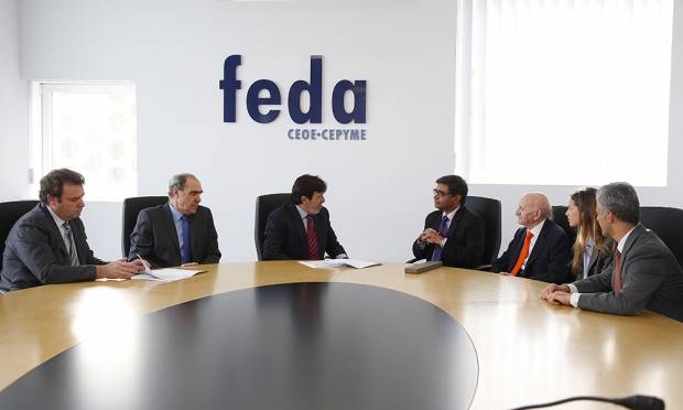 Fotografía de El embajador de la India destaca en su visita a FEDA las posibilidades de relaciones comerciales con empresas de Albacete, ofrecida por FEDA