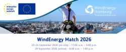 Fotografía de WindEnergy Match 2026: encuentros empresariales internacionales para cooperación en energías renovables. 23,24 Y 29 Septiembre., ofrecida por FEDA