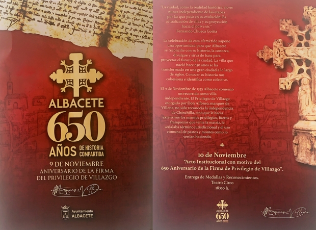 Fotografía de FEDA recibe la Medalla de Oro de la ciudad en el 650 Aniversario del Día de Albacete, ofrecida por FEDA