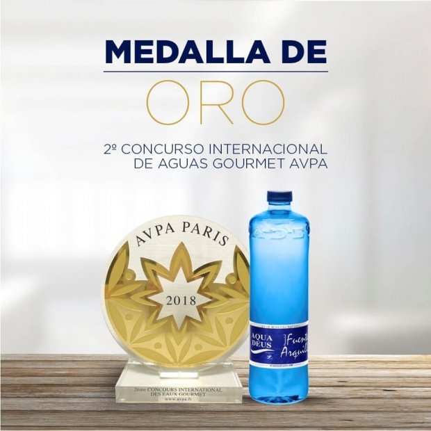 Fotografía de El agua mineral natural Aquadeus consigue el oro en el Concurso Internacional de Aguas Gourmet de París, ofrecida por FEDA