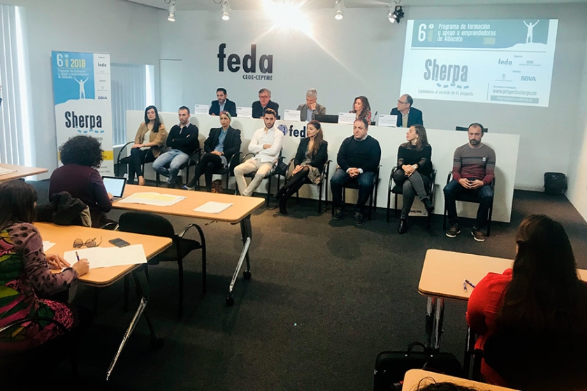 FEDA presenta a los ocho emprendedores finalistas de la VI Edición del Programa Sherpa