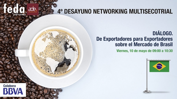 Fotografía de Los exportadores intercambiarán ideas sobre el mercado de Brasil en el cuarto desayuno networking de ADIEX, ofrecida por FEDA