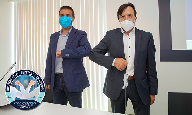 Fotografía de FEDA y Diputación lanzan la campaña de promoción empresarial “Codo con codo” para consumir productos y servicios de la provincia de Albacete, ofrecida por FEDA