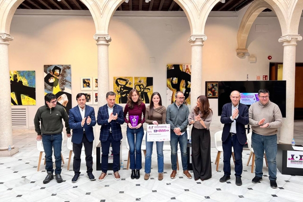 Fotografía de Ideas Medioambientales recibe del OPI el sexto Distintivo “Promoción Igualdad Laboral” que se otorga a la dirección y plantilla de la empresa, ofrecida por FEDA