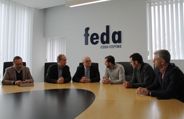 Fotografía de Reunión en FEDA de ADEPRO con el delegado de la Junta y la apuesta por el desarrollo del polígono Romica, ofrecida por FEDA