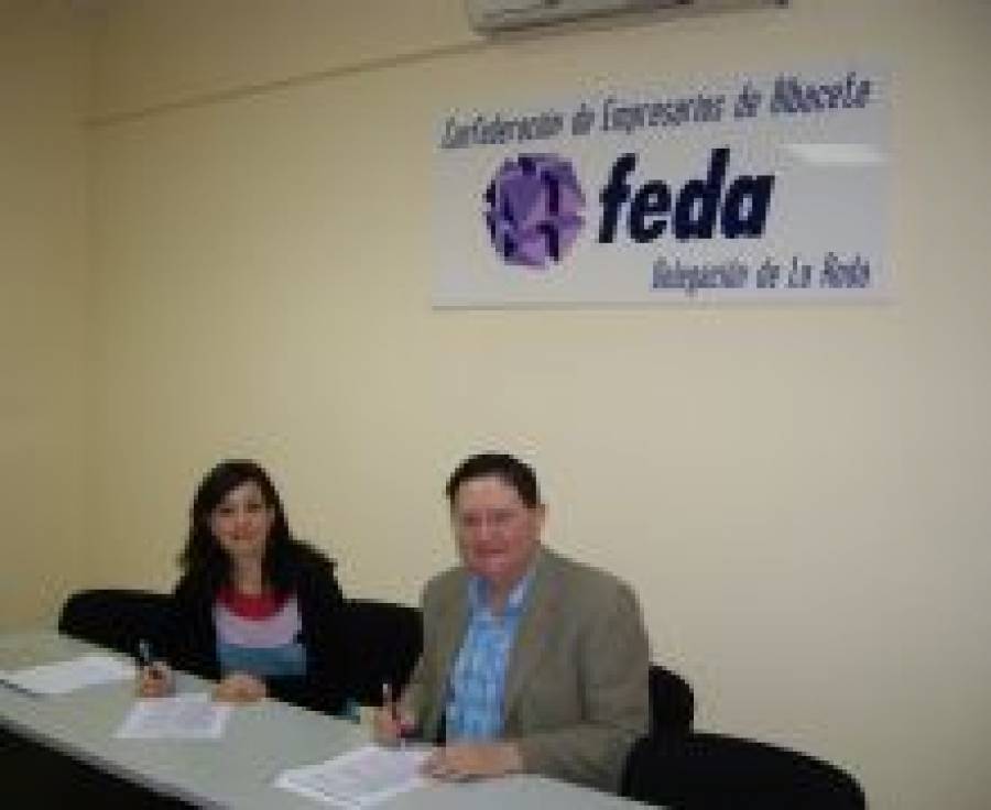 Fotografía de Convenio en la Delegación de FEDA en La Roda para la protección de, ofrecida por FEDA