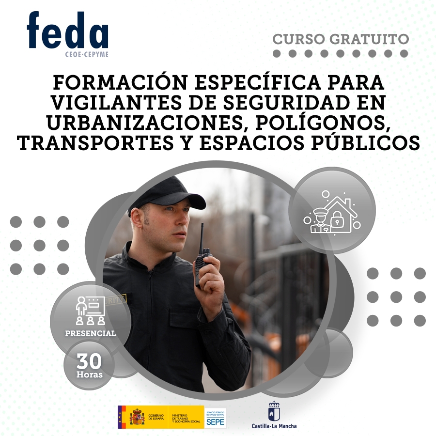 Formación Específica para Vigilantes de Seguridad que presten Servicio de Vigilancia en Urbanizaciones, Polígonos, Transportes y Espacios Públicos