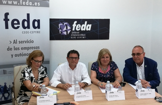Fotografía de La Delegación de FEDA en Hellín estrecha lazos de colaboración con Asprona para la integración laboral, ofrecida por FEDA