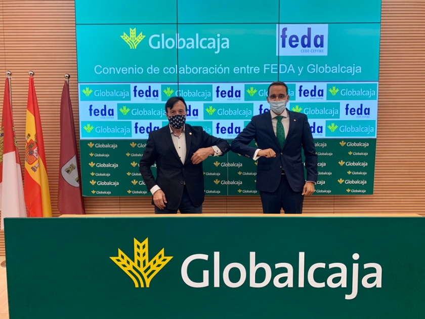 FEDA y Globalcaja estrechan lazos por el fortalecimiento del sector empresarial de la provincia