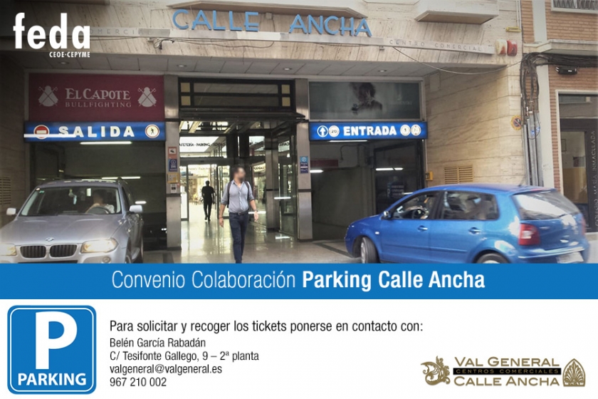 CONVENIO PARKING C.C. CALLE ANCHA