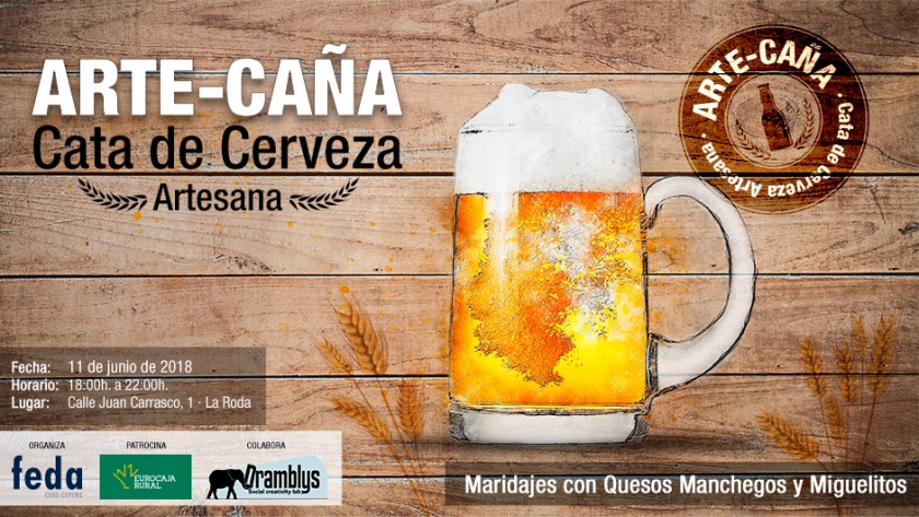 FEDA convoca en La Roda una cata guiada de cervezas artesanas: Arte-Caña