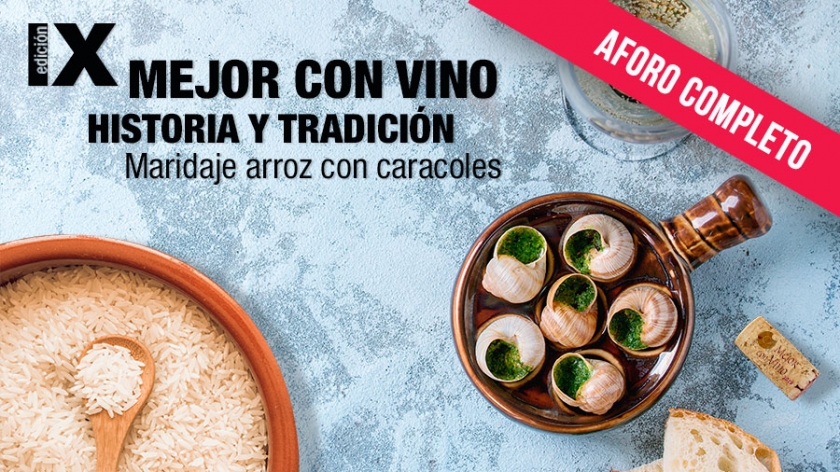 FEDA celebra en Hellín la IX Edición de Mejor con Vino para combinar historia y tradición y el maridaje de arroz con caracoles