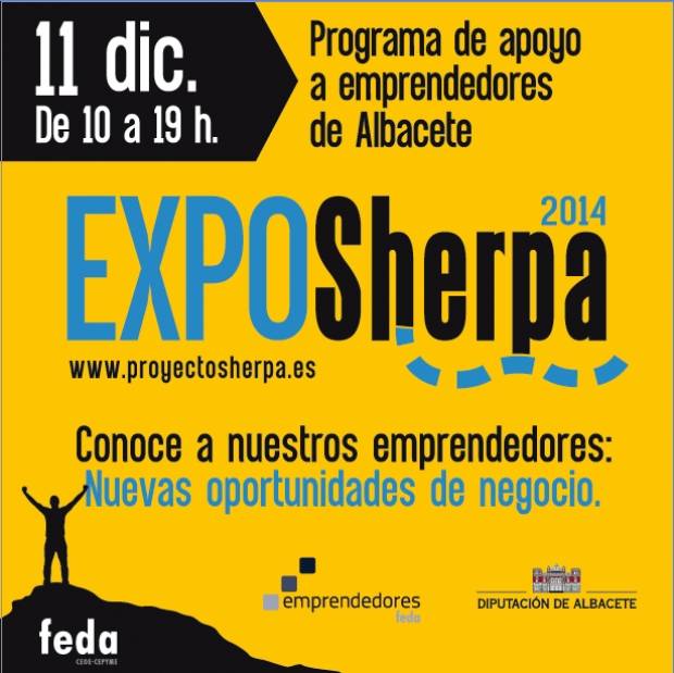 Fotografía de Los emprendedores del programa Sherpa, de FEDA y la Diputación, exponen sus proyectos durante todo el jueves en la sede de los empresarios, ofrecida por FEDA